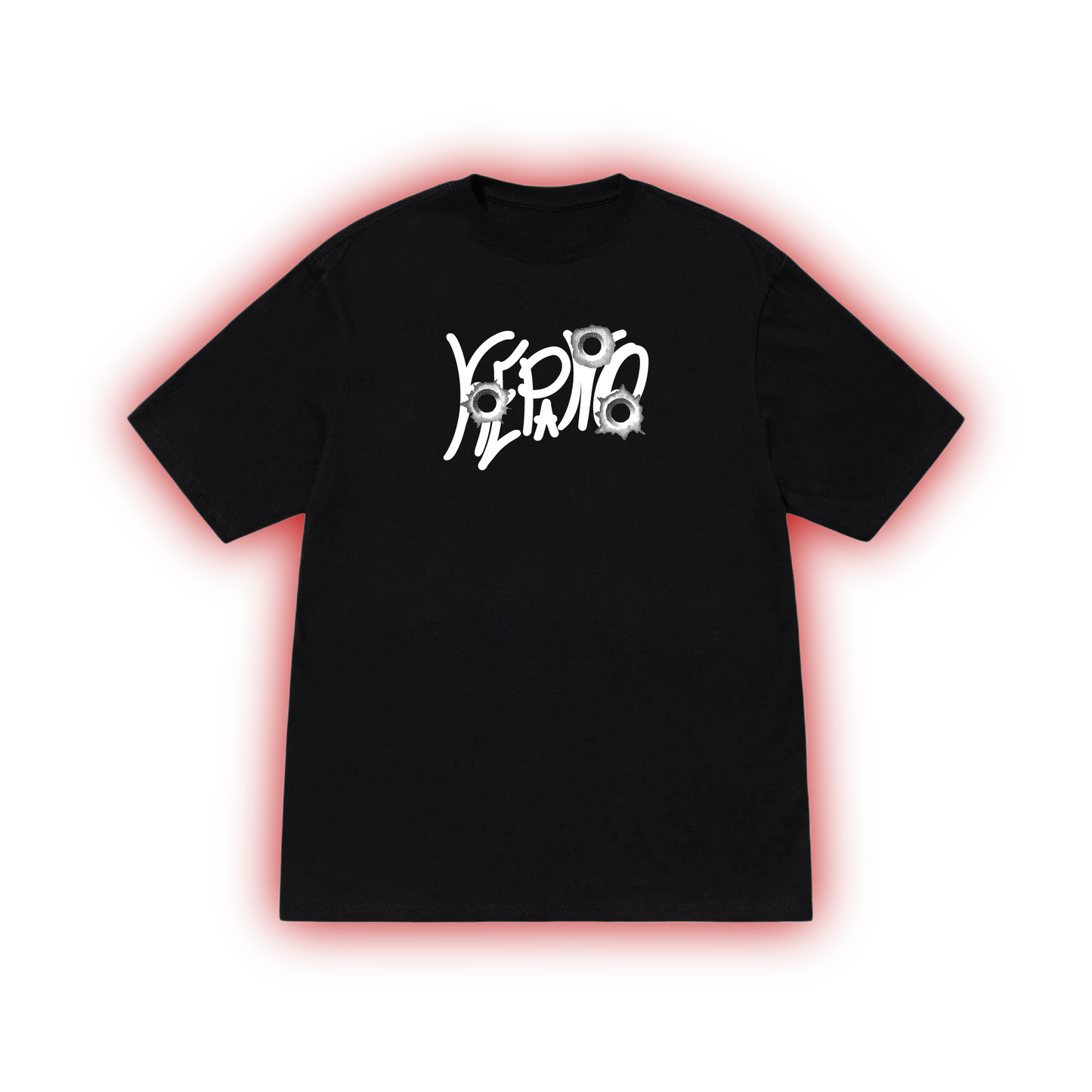 Bullet Holes Tee Black