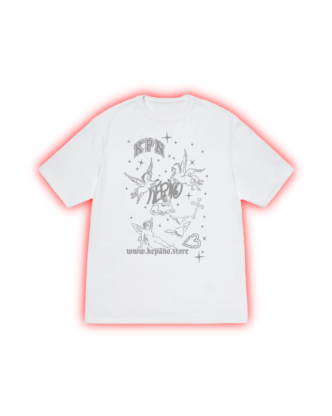 ASCII TEE WHITE