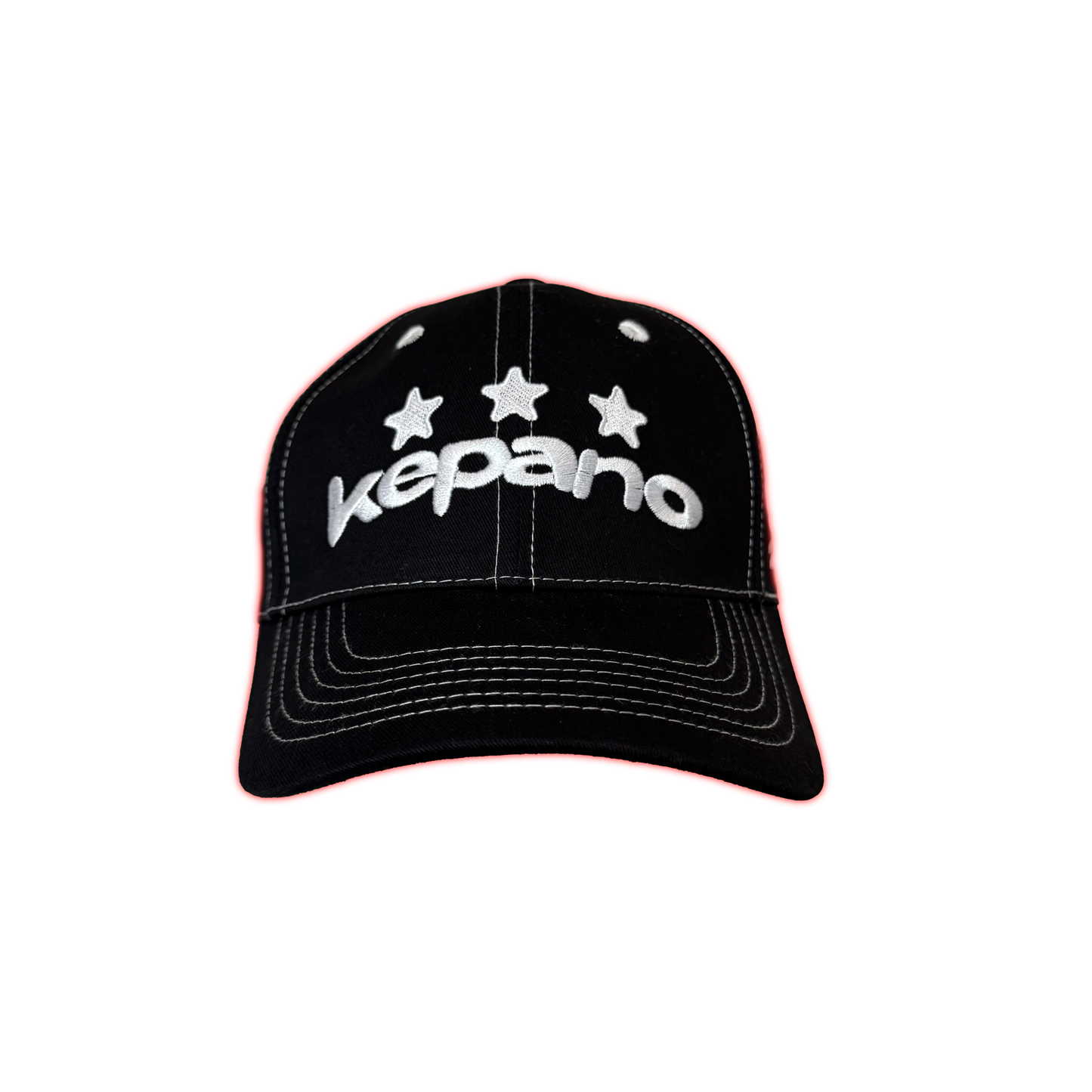 SIX PANEL CAP BLACK