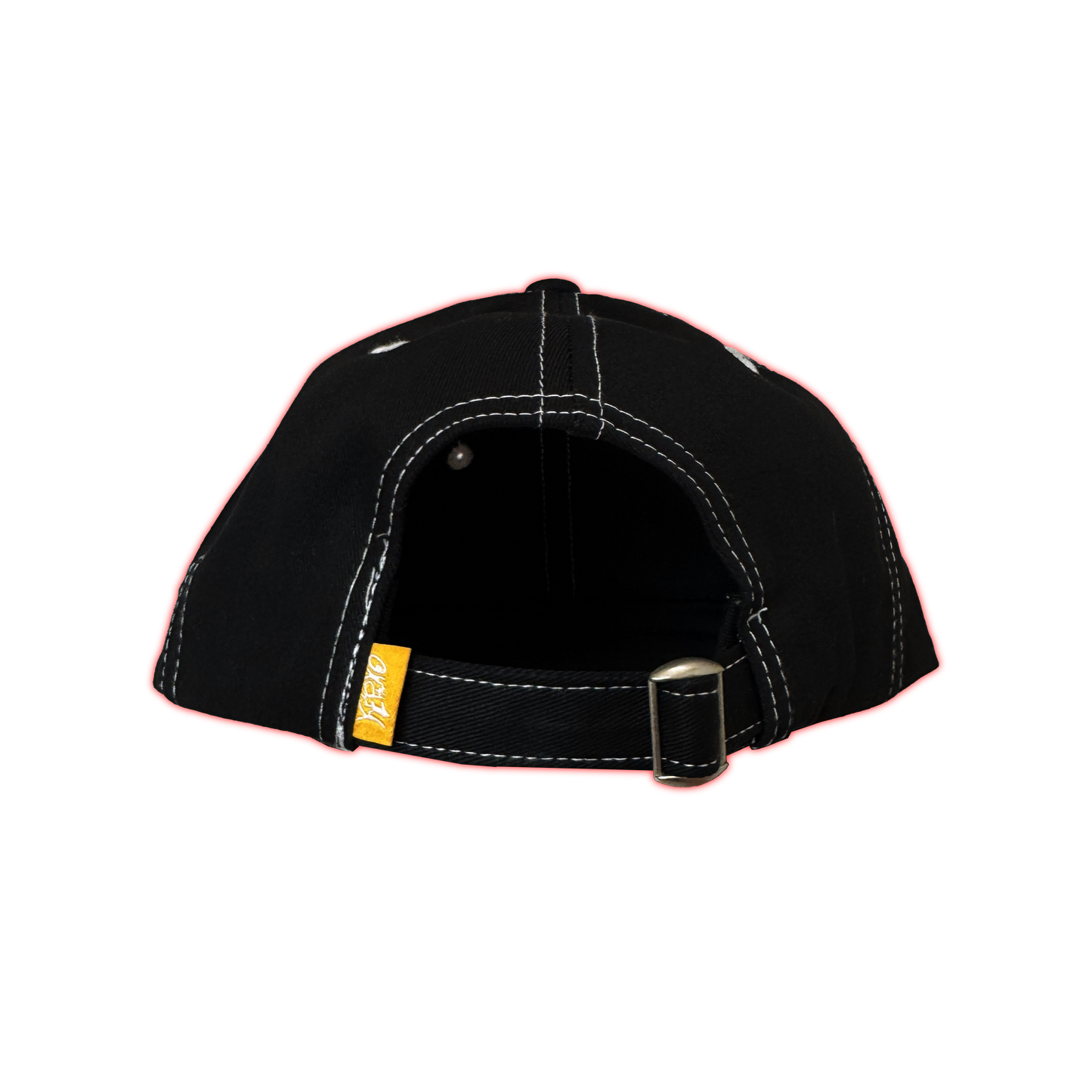 SIX PANEL CAP BLACK
