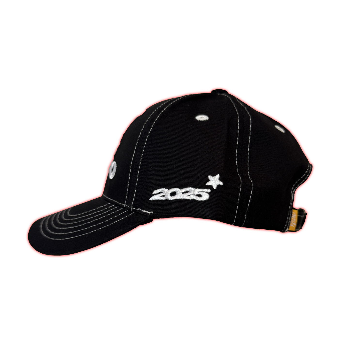 SIX PANEL CAP BLACK