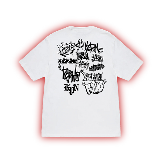 Graffiti Tee White