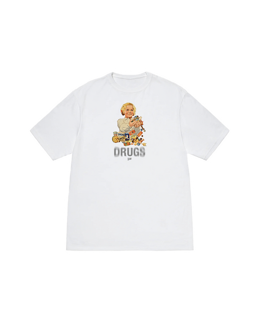 DRUGS TEE WHITE