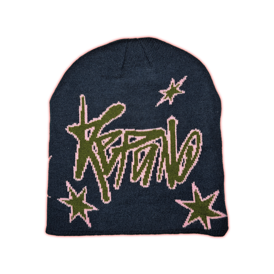 STARS BEANIE NAVY