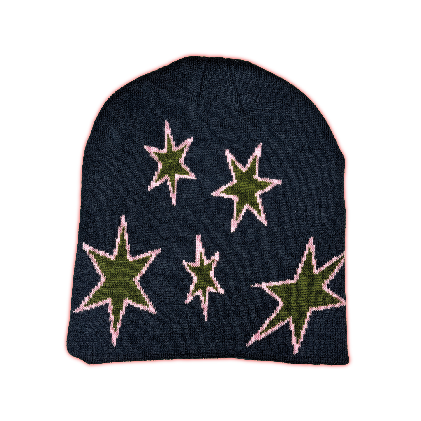 STARS BEANIE NAVY