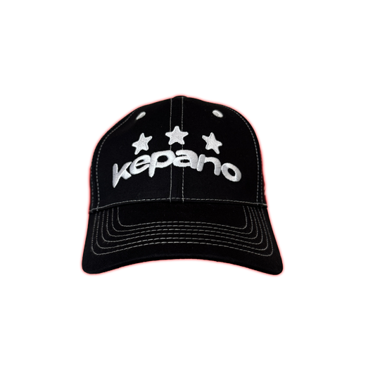 SIX PANEL CAP BLACK
